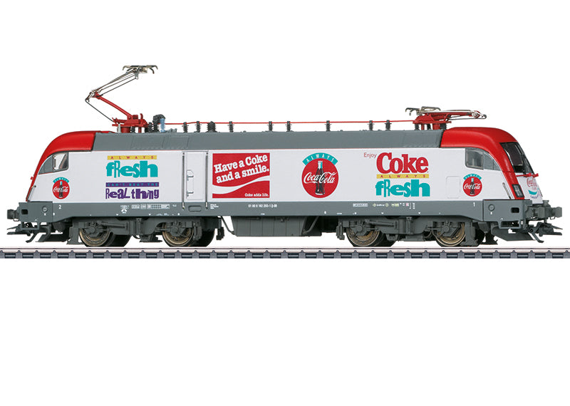 Marklin 39829 HO German Railroad Inc. Coca-Cola Class 182 Electric Locomotive