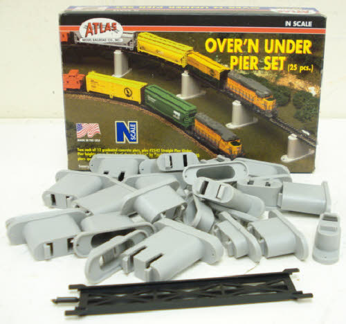 Atlas 2541 N Scale Code 80 Over Under Pier