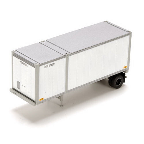 Athearn 91919 HO Ready To Roll UPSU 28' Container W/Chassis