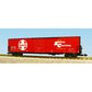 USA Trains R19400A G Santa Fe 60' Steel Boxcar