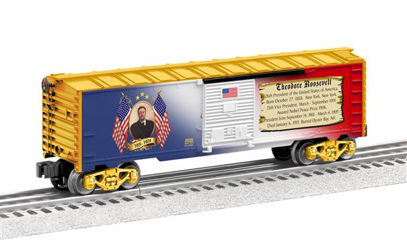 Lionel 6-39339 O Gauge Theodore Roosevelt Boxcar