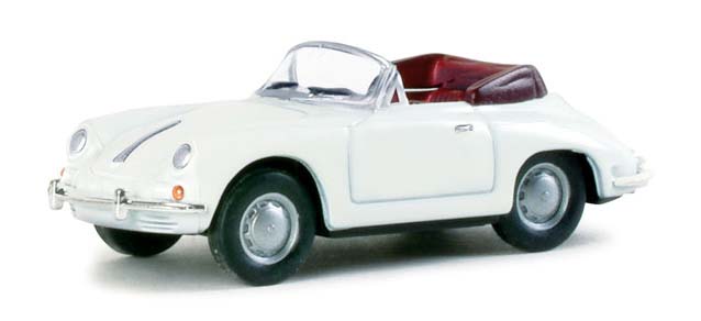 Herpa 22286 1:87 Porsche 356B Cabriolet - White