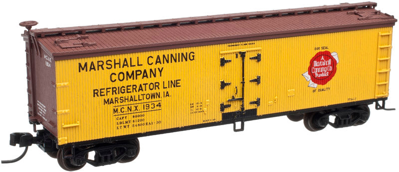 Atlas 50001753 N 40' Wood Reefer, Marshall Canning Company #1933