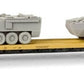 Micro-Trains 07100120 N TTX Trailer Train 89' TOFC Flatcar w/2 Stryker #940536