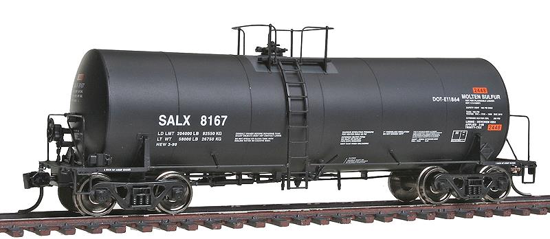 40' Trinity 14,000-Gallon Molten Sulfur Tank Car - Ready to Run