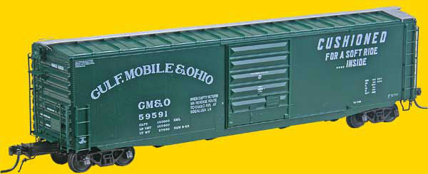 Kadee 6345 HO Gulf Mobile & Ohio PS-1 50' Boxcar #59591