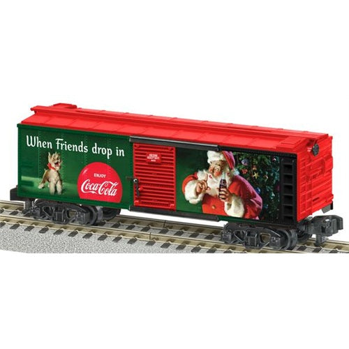 American Flyer 6-48396 S Gauge Coca-Cola Christmas Boxcar NIB