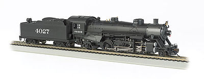 Bachmann 54405 HO Frisco 2-8-2 Light Steam Loco w/ Med Tender DCC Ready #4027