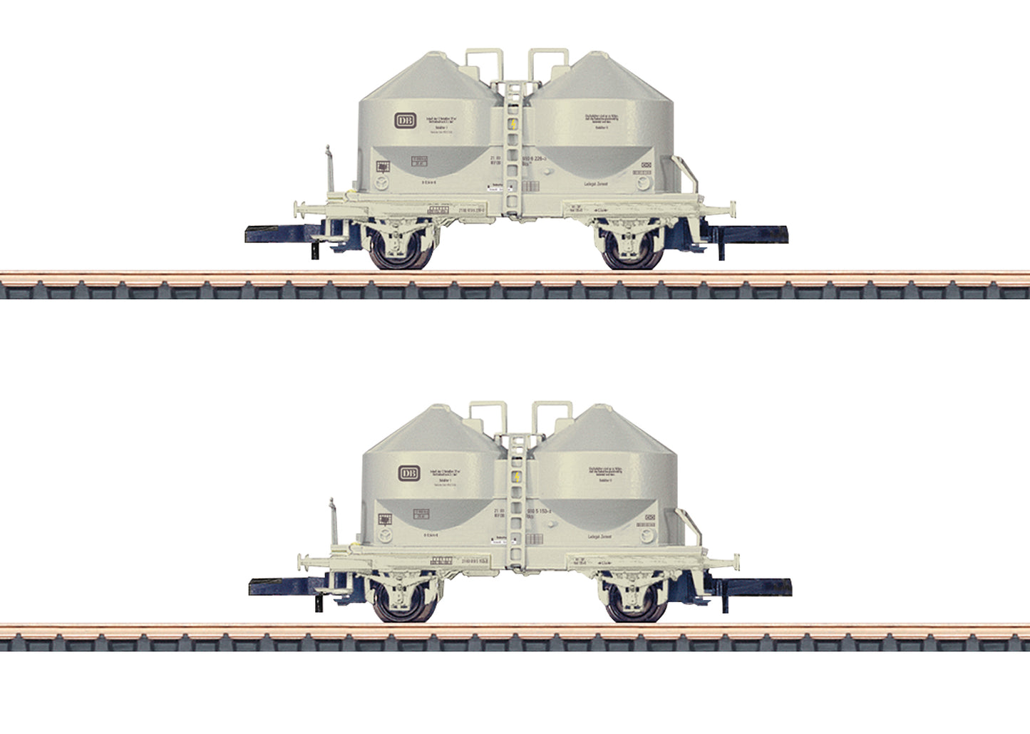 Marklin 86665 Z Deutsche Bahn Powdered Silo Car (Set of 2)