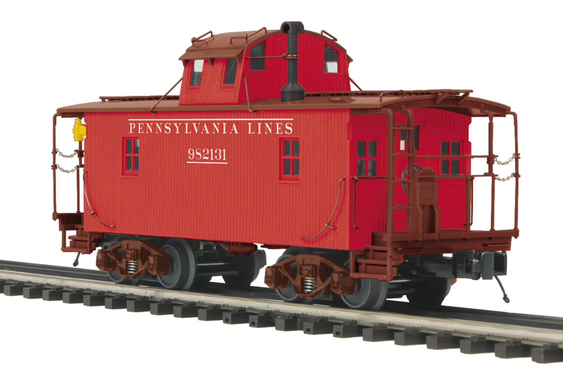 MTH 20-91645 O Pennsylvania N-6b Caboose with Operating Signal Man #98 –  Trainz