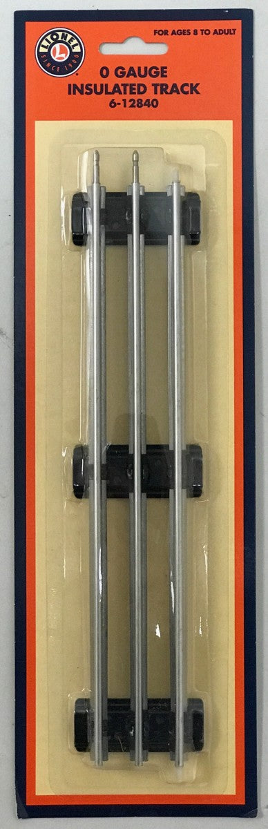 Lionel 6-12840 O Gauge Tubular 10" Insulated Straight Track