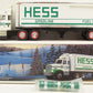 Hess 1987 Semi-Truck Gasoline Fuel Oils Toy Truck Bank W/Green Barrels LN/Box