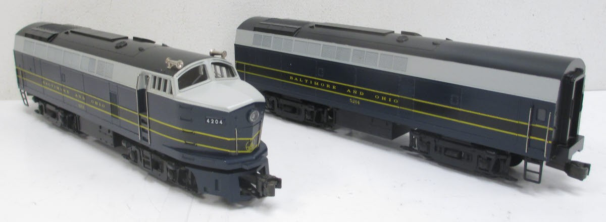 Weaver O B&O Baldwin Sharknose AB Diesel Locomotive Set # 4204 LN/Box