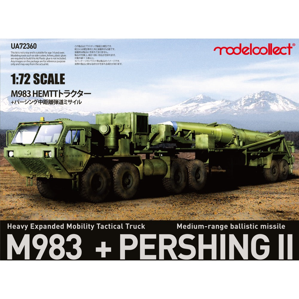 ModeCollect 72360 1:72 M983 + Pershing II Truck Military Vehicle Model Kit