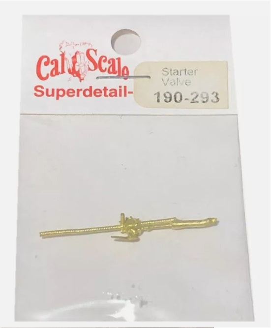 Cal Scale 190-293 HO Starter Valves Large Left Hand Brass Casting