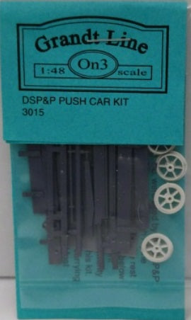 Grandt Line 3015 O/On3 Denver, South Park & Pacific Push Car Kit