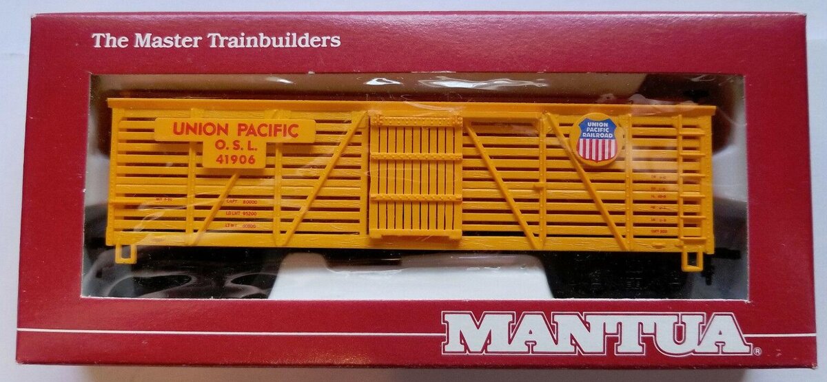 Mantua 735-003 HO Union Pacific Heavy 41' Woodstock Car