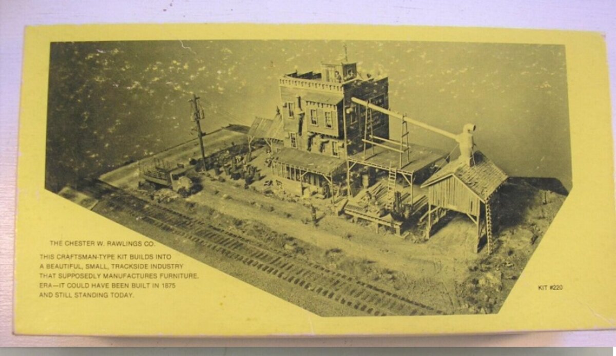 Fine Scale Miniatures 220 HO Scale Chester W. Rawlings Co. Laser-Cut Model Kit