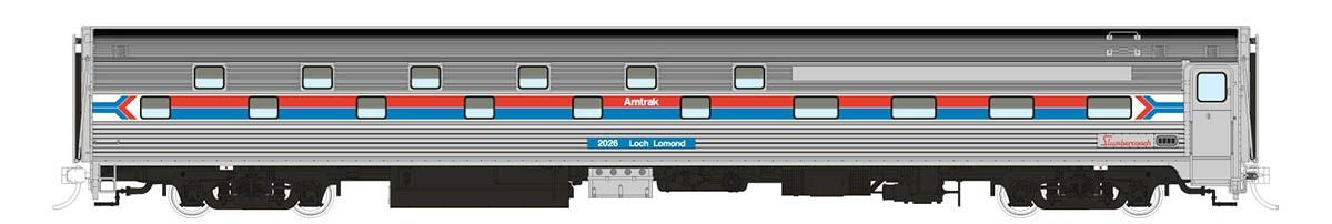 Rapido Trains 141002 HO Amtrak Phase 1 Budd Slumbercoach #2026 Loch Lomond