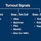 Dwarvin DVTSB2-3S-NP O Turnout Snap Bipolar 2 Wire 3  Silver Signals Kit NP