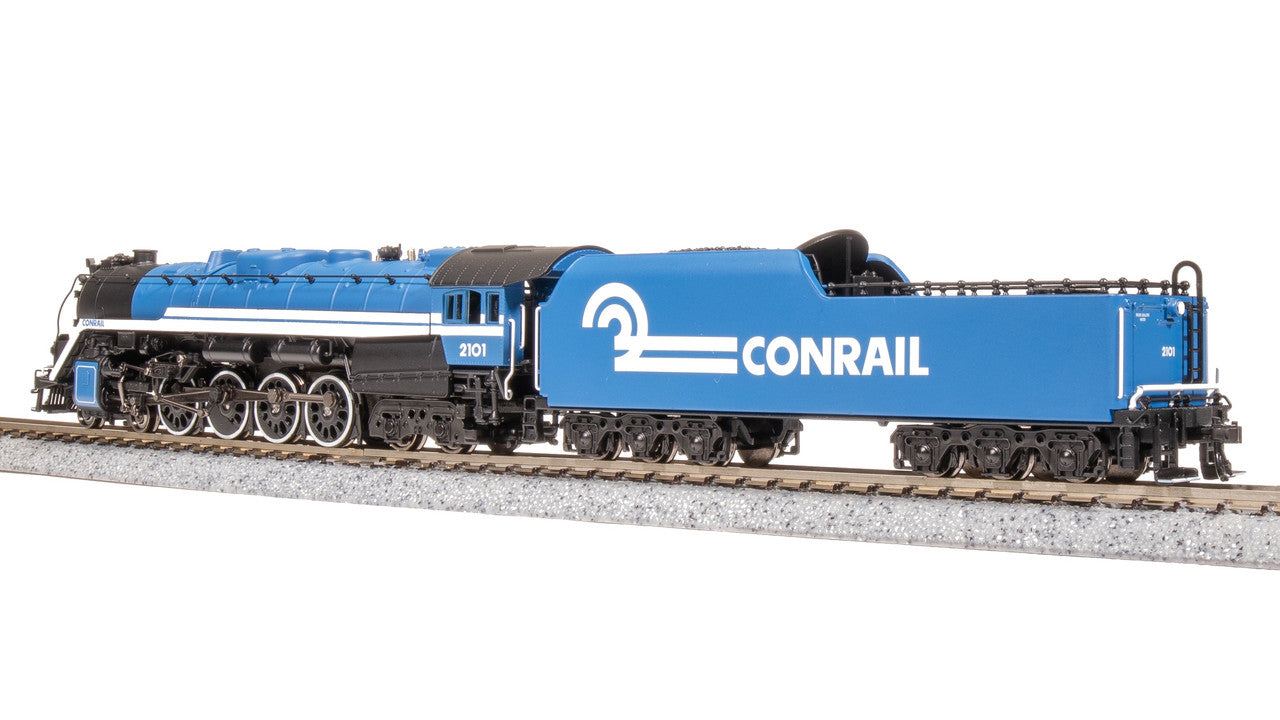 Broadway Limited 7412 N Conrail T1 4-8-4 Steam Loco - Sound/DC/DCC, Smoke #2101