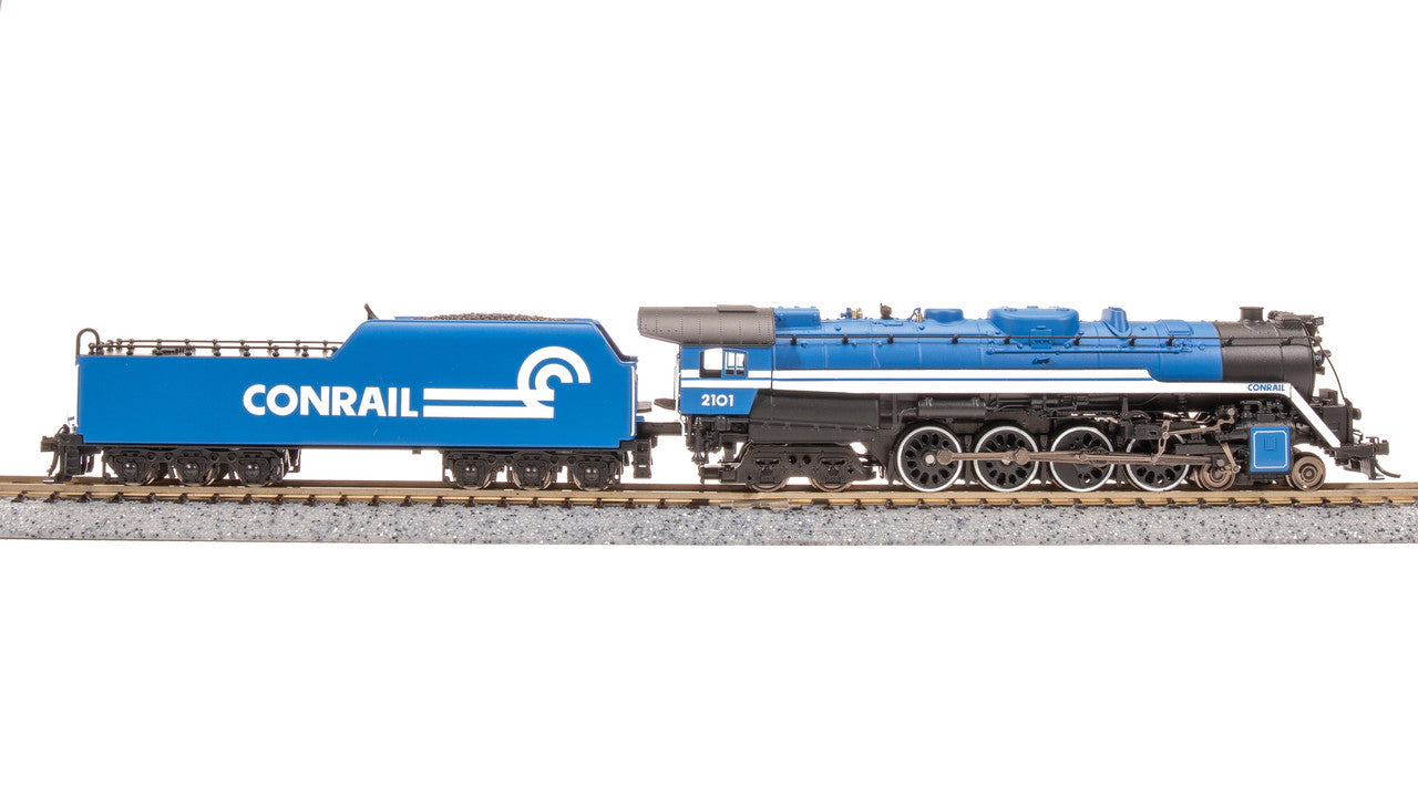 Broadway Limited 7412 N Conrail T1 4-8-4 Steam Loco - Sound/DC/DCC, Smoke #2101