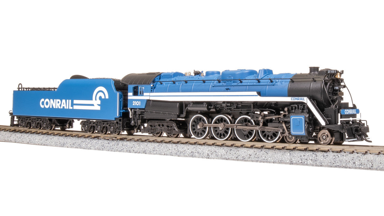 Broadway Limited 7412 N Conrail T1 4-8-4 Steam Loco - Sound/DC/DCC, Smoke #2101