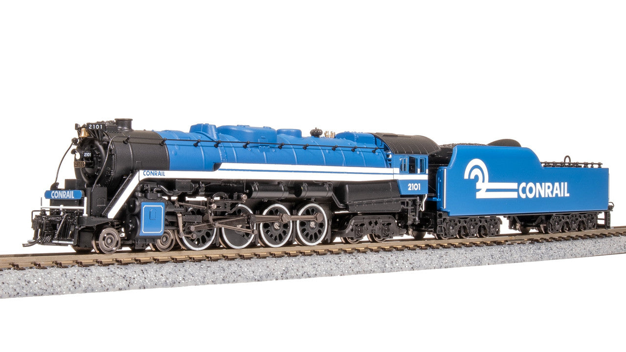 Broadway Limited 7412 N Conrail T1 4-8-4 Steam Loco - Sound/DC/DCC, Smoke #2101