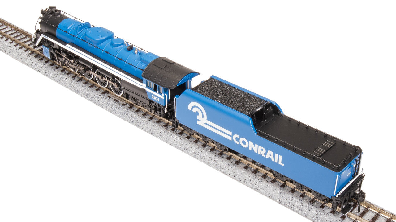 Broadway Limited 7412 N Conrail T1 4-8-4 Steam Loco - Sound/DC/DCC, Smoke #2101