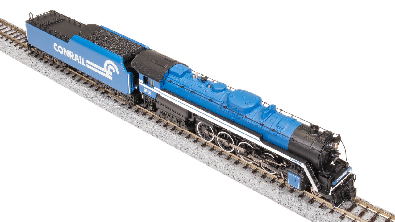 Broadway Limited 7412 N Conrail T1 4-8-4 Steam Loco - Sound/DC/DCC, Smoke #2101