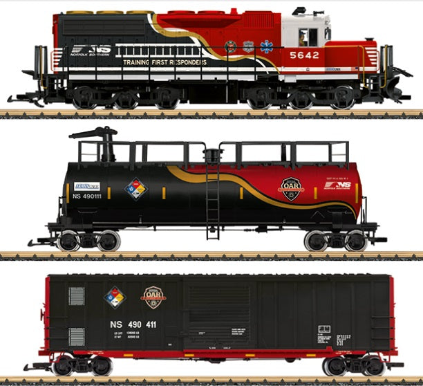 LGB 29911 American NS Rescue G Gauge Diesel Train Set – Trainz