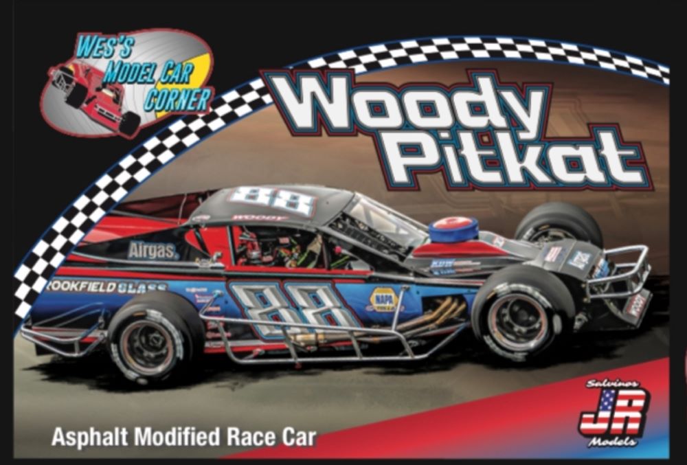 Wes''s Model Car Corner 10088 1:24 Woody Pitkat Asphalt Modified Race Car Kit