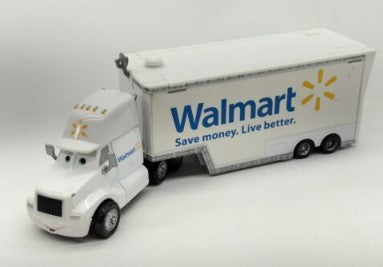 Disney GGF33 1:64 Die-Cast Pixar's Cars Wally Walmart Hauler Tractor T ...