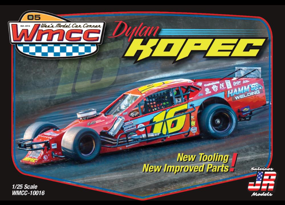 Wes''s Model Car Corner 10016 1:25 CKR Dylan Kopec Asphalt Modified Race Car Kit