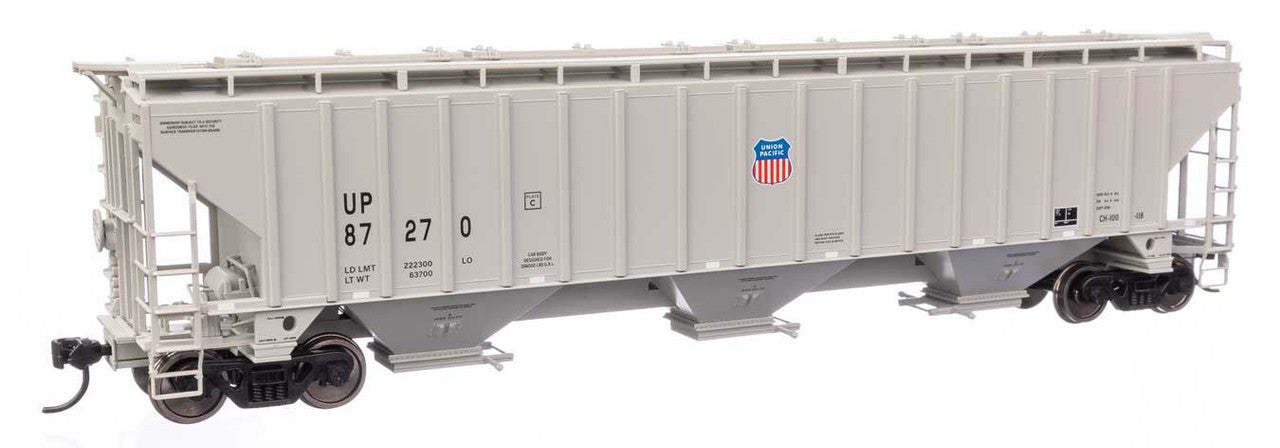 Walthers 910-49058 HO UP 57' Trinity 4750 3-Bay Covered Hopper RTR #87270