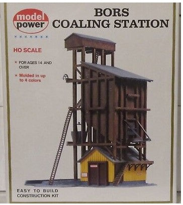 Model Power 410 HO Scale Bors Coaling Station Building Kit