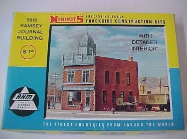 AHM 5819:298 HO Minikits Ramsey Journal Building Kit