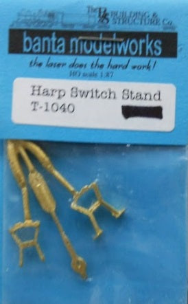 Banta Model Works T-1040 Harp Switch Stand Brass Kit – Trainz