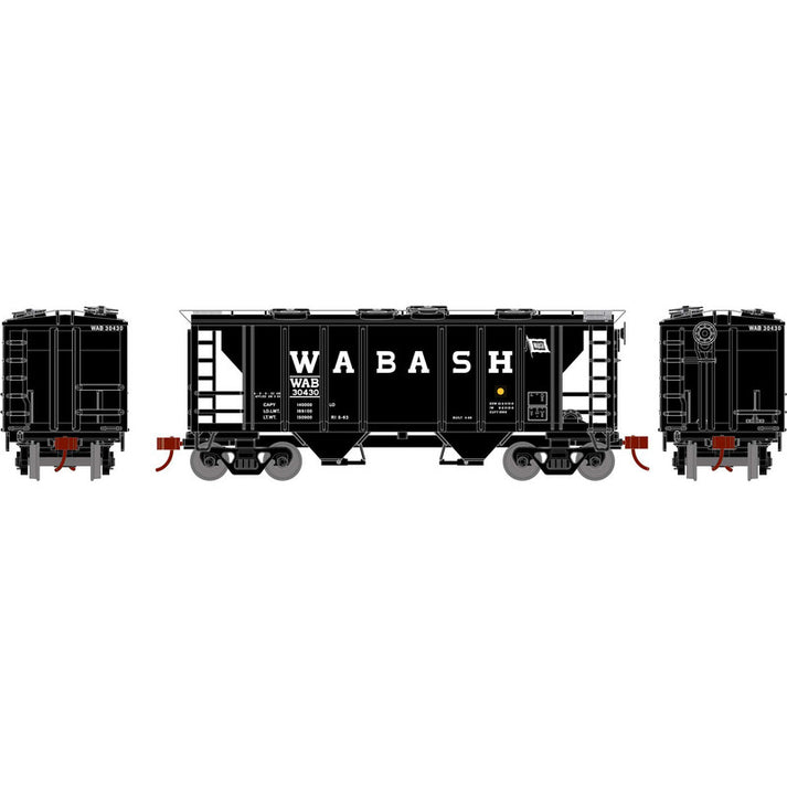 Athearn 15424 HO Wabash PS-2 2003 2-Bay Hopper #30430 – Trainz