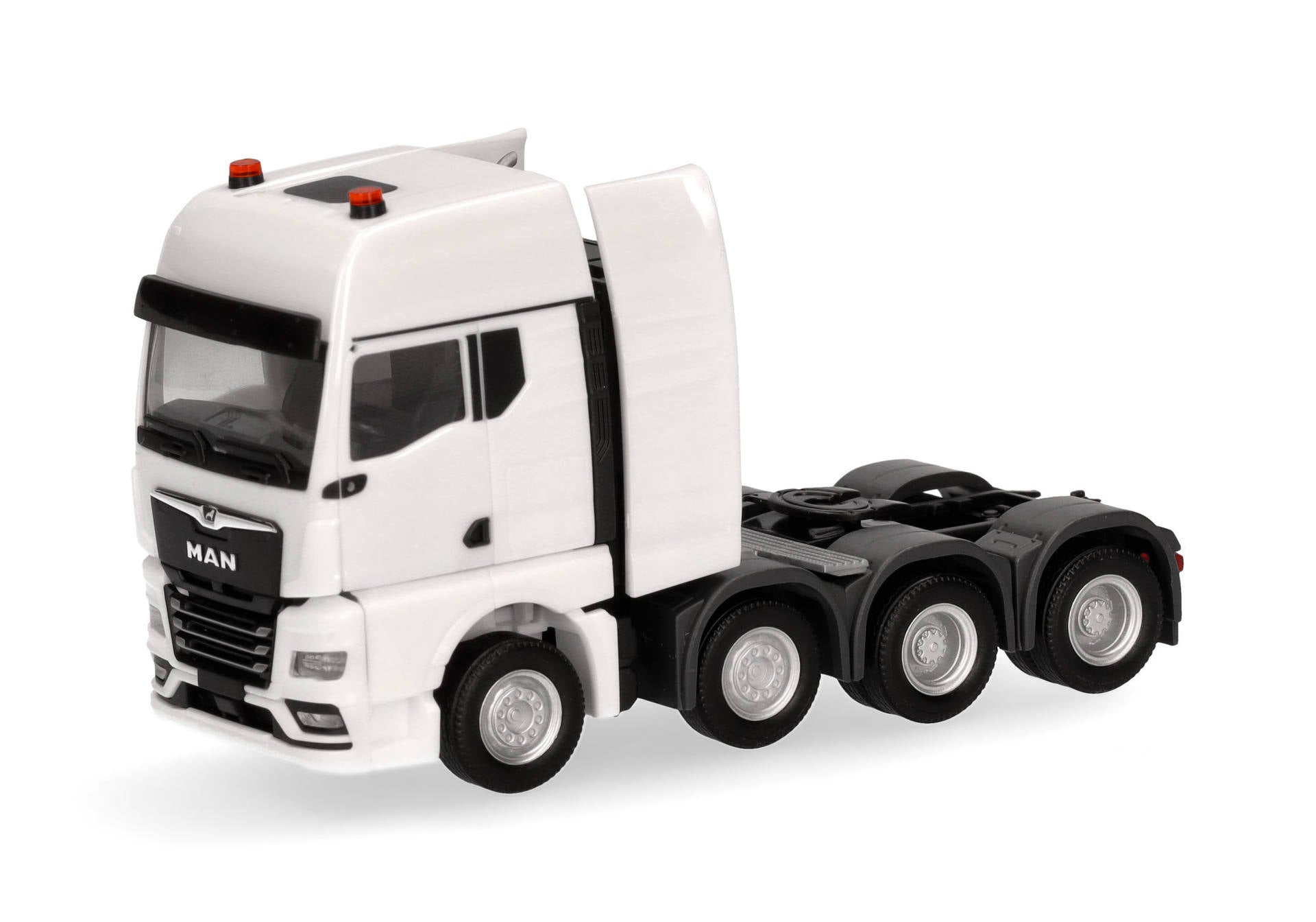 Herpa 316958 HO Assembled White MAN TGX GX Heavy-Duty 4-Axles Tractor ...