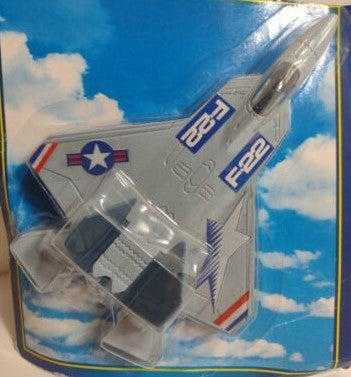 Tootsietoy 2919 1:87 Die Cast U.S.A. Air Force F-22 Raptor Fighter Jet