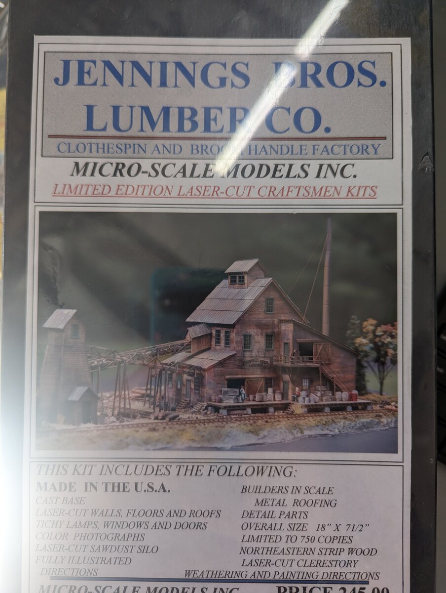 Micro-Scale Models MSJ602 HO Scale Jennings Bros. Lumber Co. Craftsmen Kit