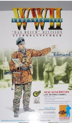 Dragon 70170 WWII Ardennes 1944 Das Reich Division "Edmund" Life Action Figure