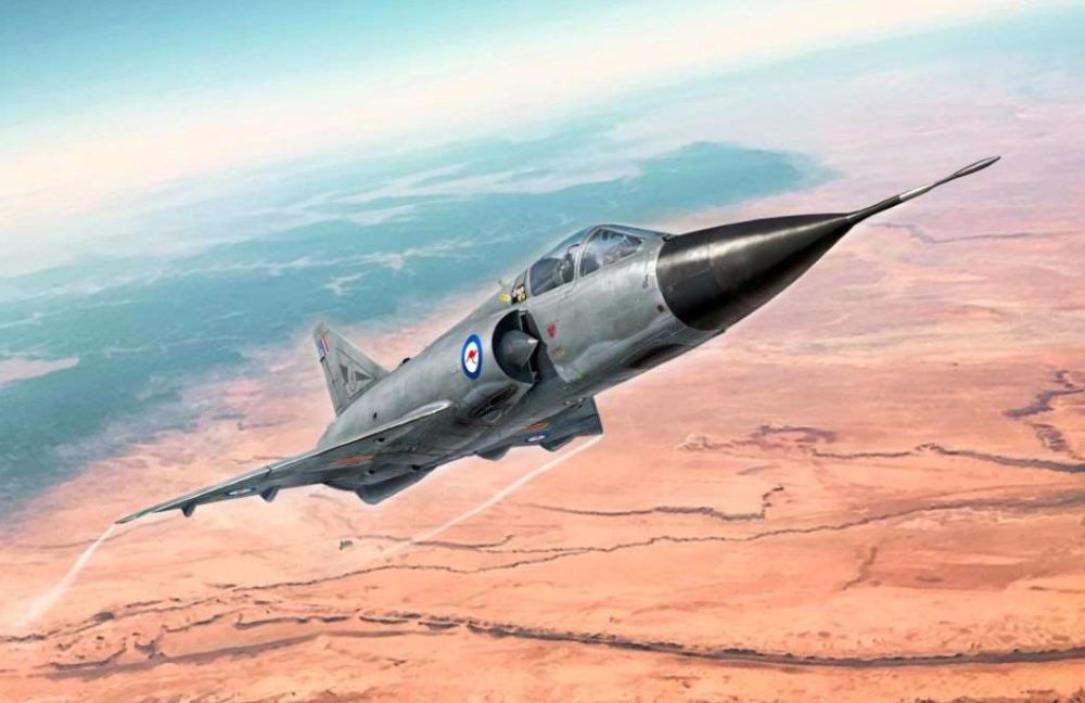 Italeri 2816 1:48 Dassault Mirage III Aircraft Plastic Model Kit