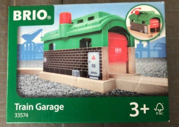 Brio World 33574 Plastic & Wooden Train Garage