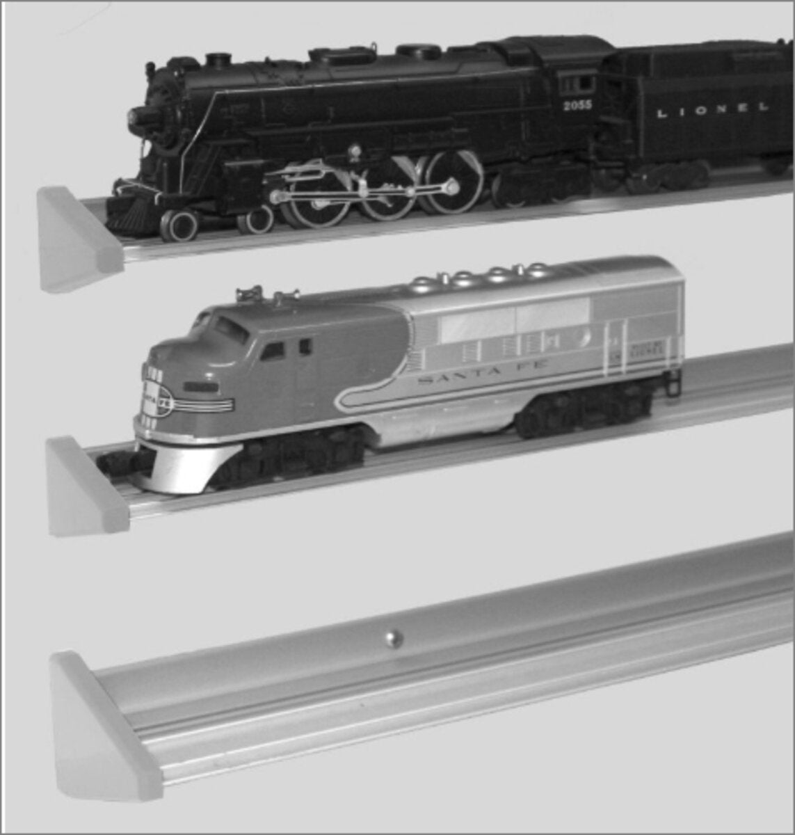 Railrax HO / S Gauge Shelving Rail End Cap - Glenn Snyder Shelving