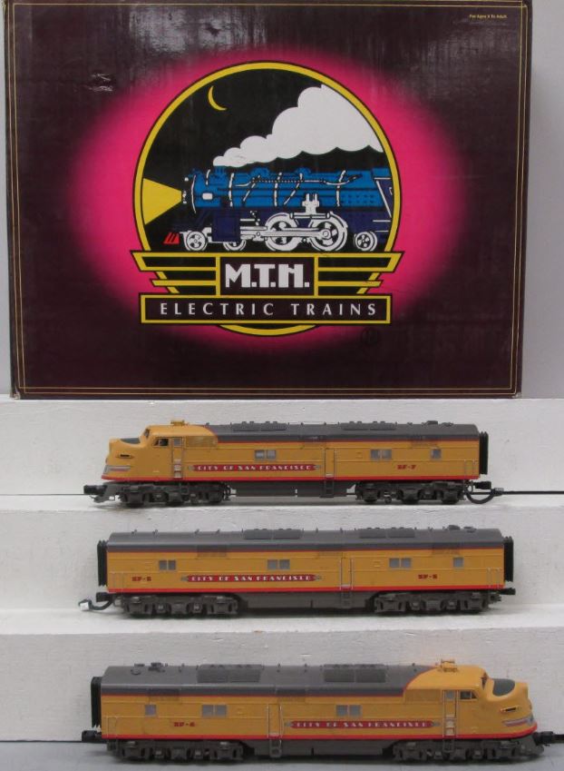 MTH 20-2259-1 O City of SF E6 ABA Diesel Engine Set w/PS 2.0 #SF-4/SF-5/SF-7 LN/Box