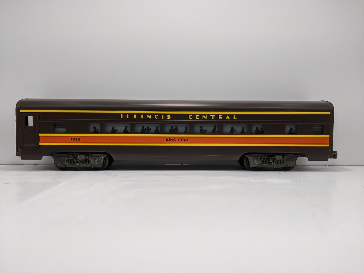 Lionel 6-7222 O Gauge Illinois Central "King Coal" Passenger Car LN/Box