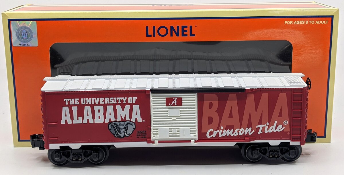 Lionel 6-39287 University of Alabama Boxcar #39287