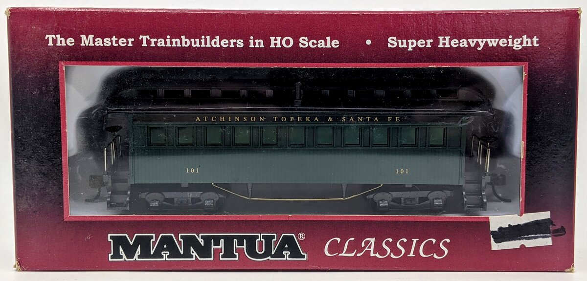 Mantua 716100 HO Santa Fe 1890 Wood Passenger Coach #101